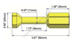 Queenseal Dimensions 1 HIGH SECURITY ISO PAS CTPAT