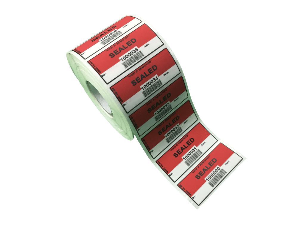 TamperProof Labels Model ASL002 (0.04 per unit)